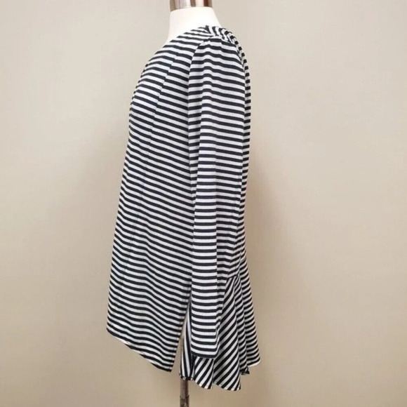 Soft Surroundings Calista jacket with a cascading ruffle on the back, size Large - Picture 3 of 5